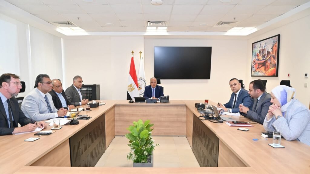 وزير الري يتابع مشروع تأهيل المنظومة المائية الممول من بنك التعمير الألماني