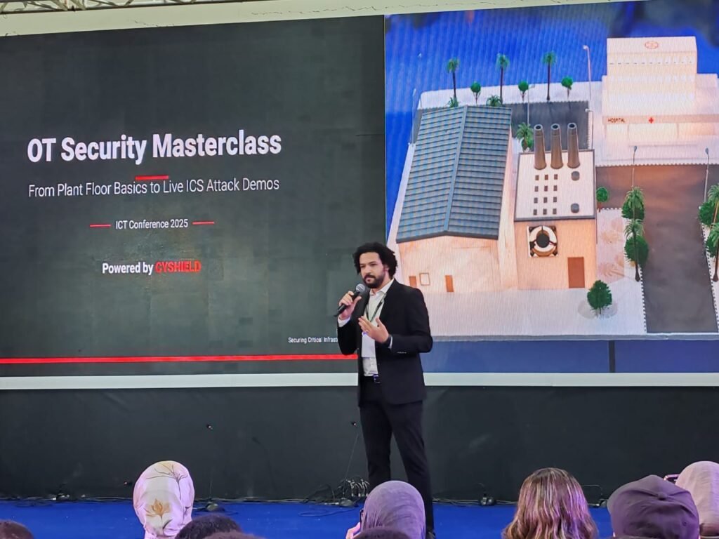 حلقة نقاشية لخبراء "سايشيلد" يكشفون أخطر هجمات التحكم الصناعي في معرض Cairo ICT