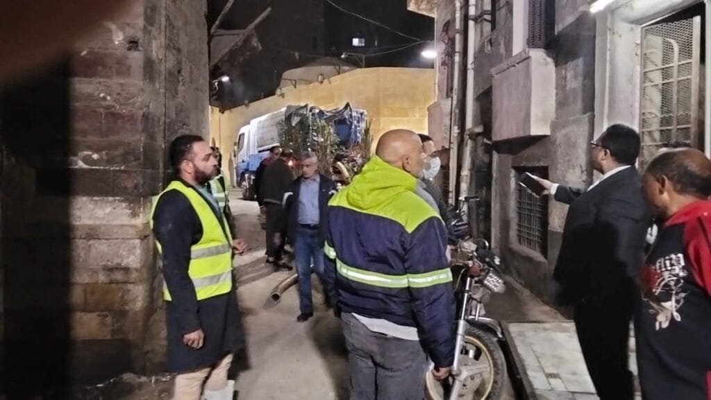 مشروع ترميم شامل لمسجد سيدي مدين الأشموني والعيون الأثرية في القاهرة