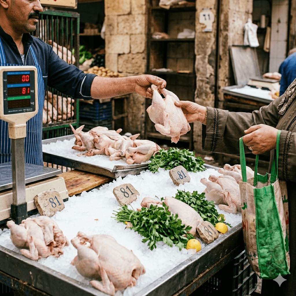 أسعار الدواجن تهبط 22% بعد مستويات رمضان التاريخية.. الكيلو بـ 81 جنيهاً27 مارس 2026 - 7:27 مساءً أسعار الدواجن تهبط 22% بعد مستويات رمضان التاريخية.. الكيلو بـ 81 جنيهاً