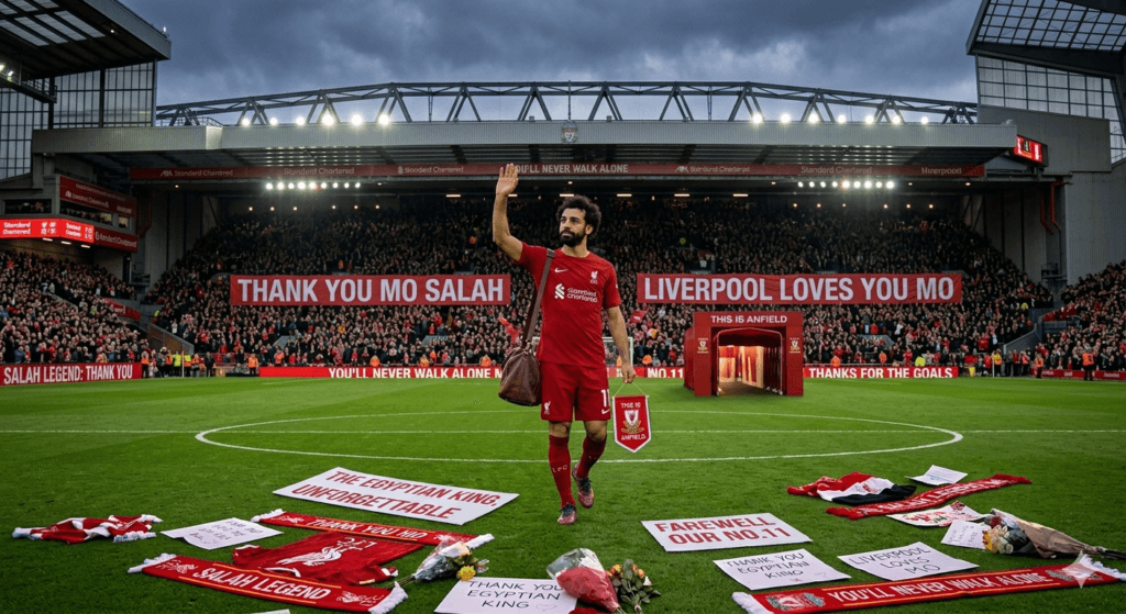 إعلام بريطانيا يحتفي برحيل محمد صلاح الودي: “خروج ملكي يليق بأسطورة أنفيلد”25 مارس 2026 - 7:16 مساءً إعلام بريطانيا يحتفي برحيل محمد صلاح الودي: "خروج ملكي يليق بأسطورة أنفيلد"
