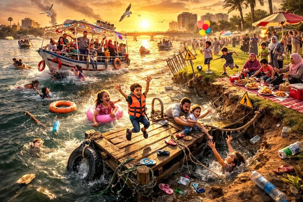 أخطر 10 خروجات في العيد وتحذيرات من مخاطر خروجات المراكب النيلية