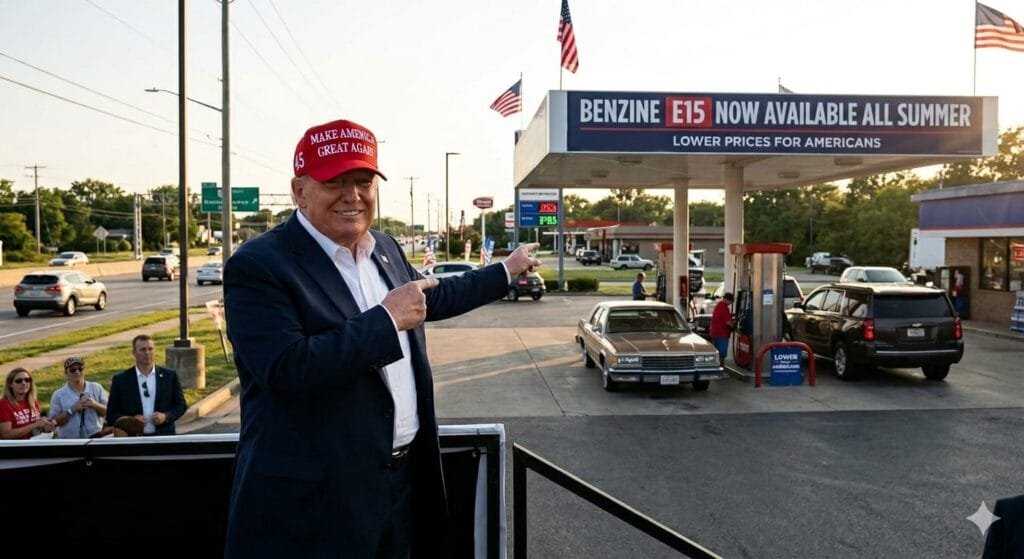 ترامب يتجه للسماح ببيع بنزين “إي 15” في الصيف لتخفيف الأسعار