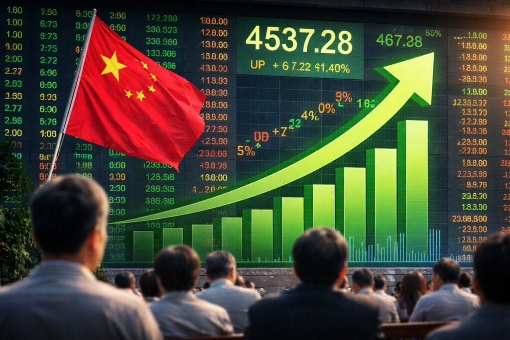 أداء إيجابي للأسهم الصينية وسط ترقب الأسواق العالمية
