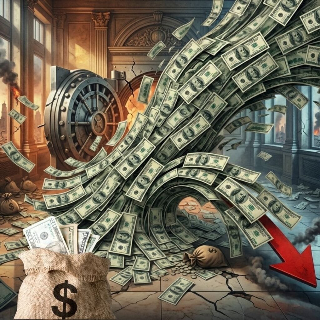 تخارج 4.4 مليار دولار من "الأموال الساخنة" خلال شهر الحرب.. والجنيه يتراجع 12%