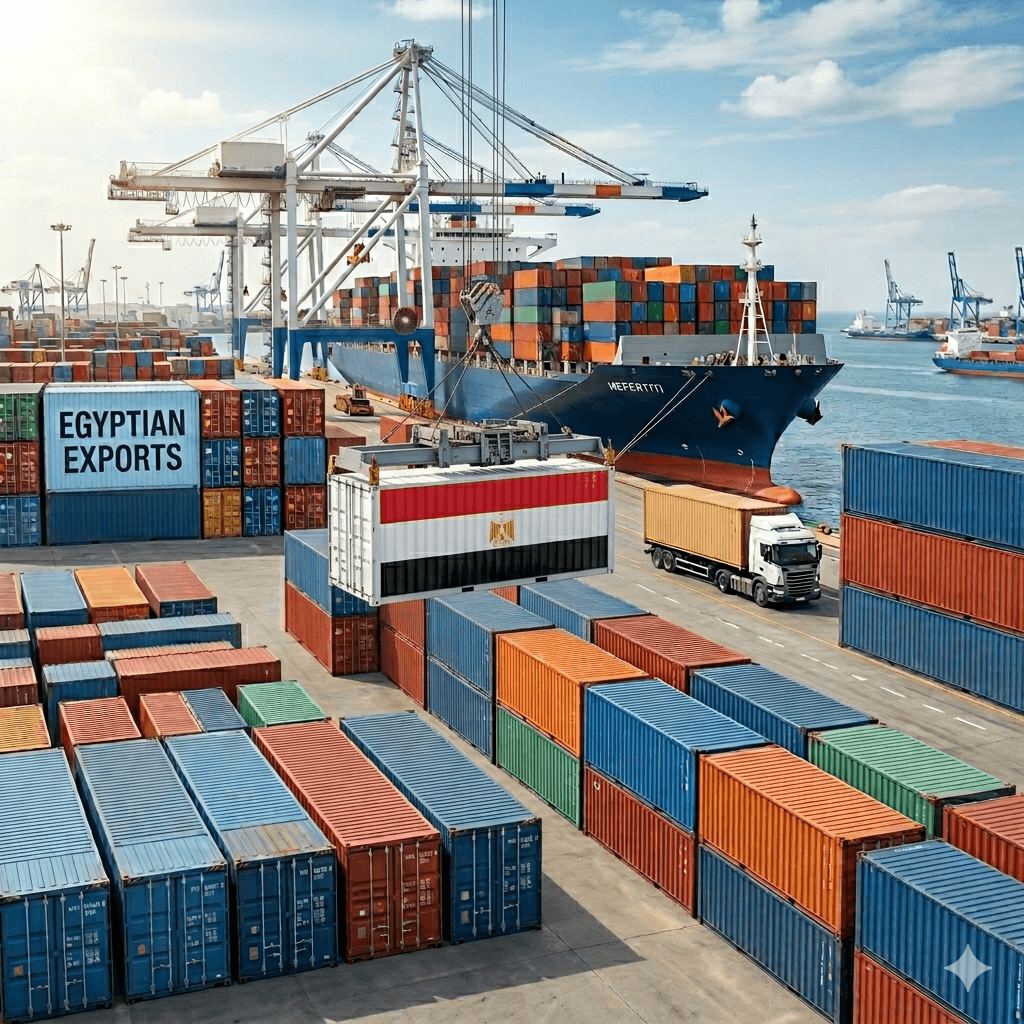 صادرات مصر غير البترولية تقفز لـ 8.4 مليار دولار بنمو 7.6% خلال 3 أشهر14 أبريل 2026 - 7:38 مساءً صادرات مصر غير البترولية تقفز لـ 8.4 مليار دولار بنمو 7.6% خلال 3 أشهر