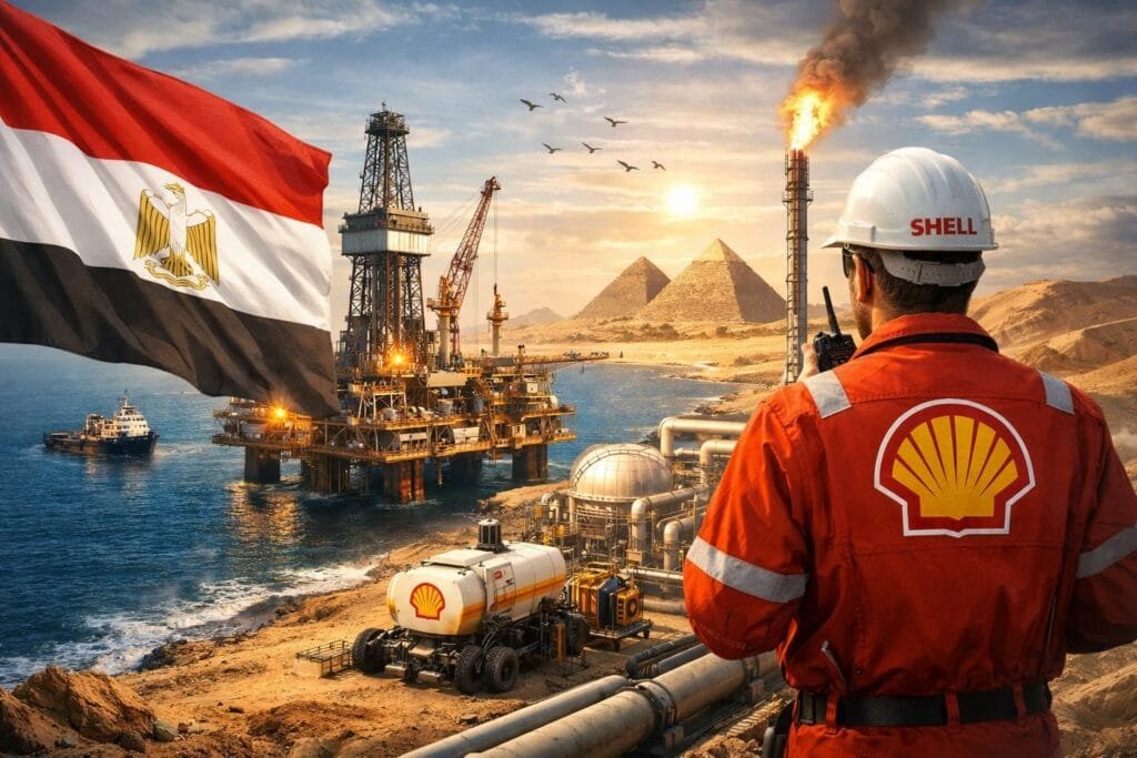 شركة شل الأمريكية تسرع وتيرة استكشافها للغاز الطبيعى المصري