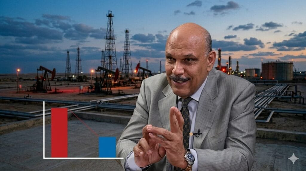 حسن الصادي: فجوة نفطية في مصر تصل إلى 300 ألف برميل يوميًا بين الإنتاج والاستهلاك14 أبريل 2026 - 10:08 مساءً حسن الصادي: فجوة نفطية في مصر تصل إلى 300 ألف برميل يوميًا بين الإنتاج والاستهلاك