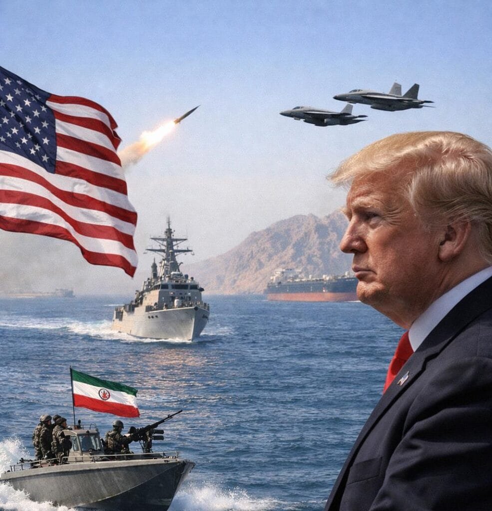 ترامب يحذر إيران من “ابتزاز” واشنطن ويؤكد لن نسمح بتهديد الملاحة في هرمز
