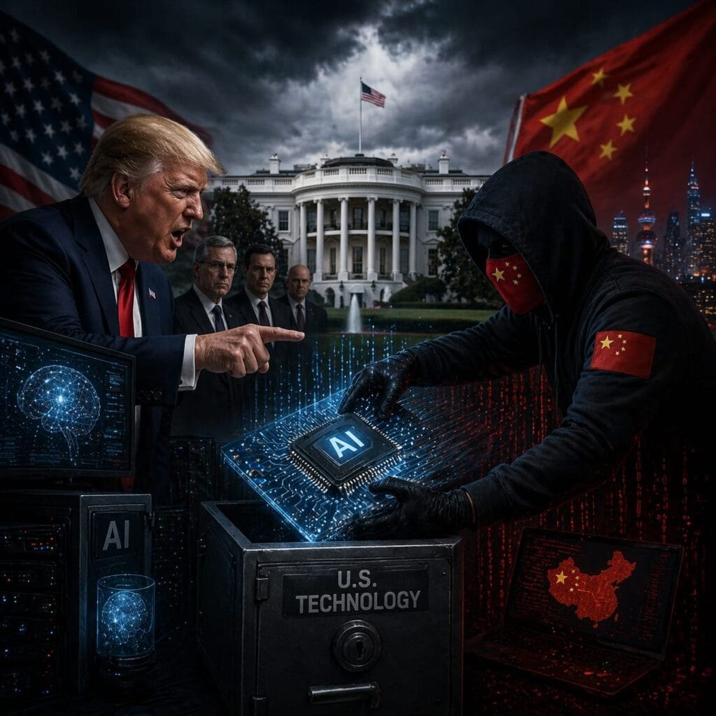 البيت الأبيض يتهم الصين بسرقة تقنيات الذكاء الاصطناعي الأمريكية