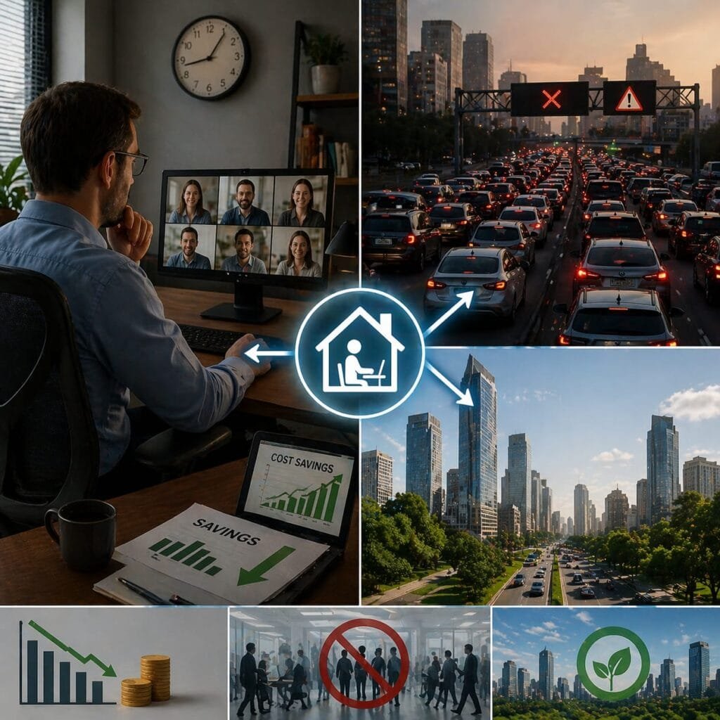 الحكومة تدرس استمرار العمل عن بعد بعد تحقيق وفر ملموس وتقليل الزحام