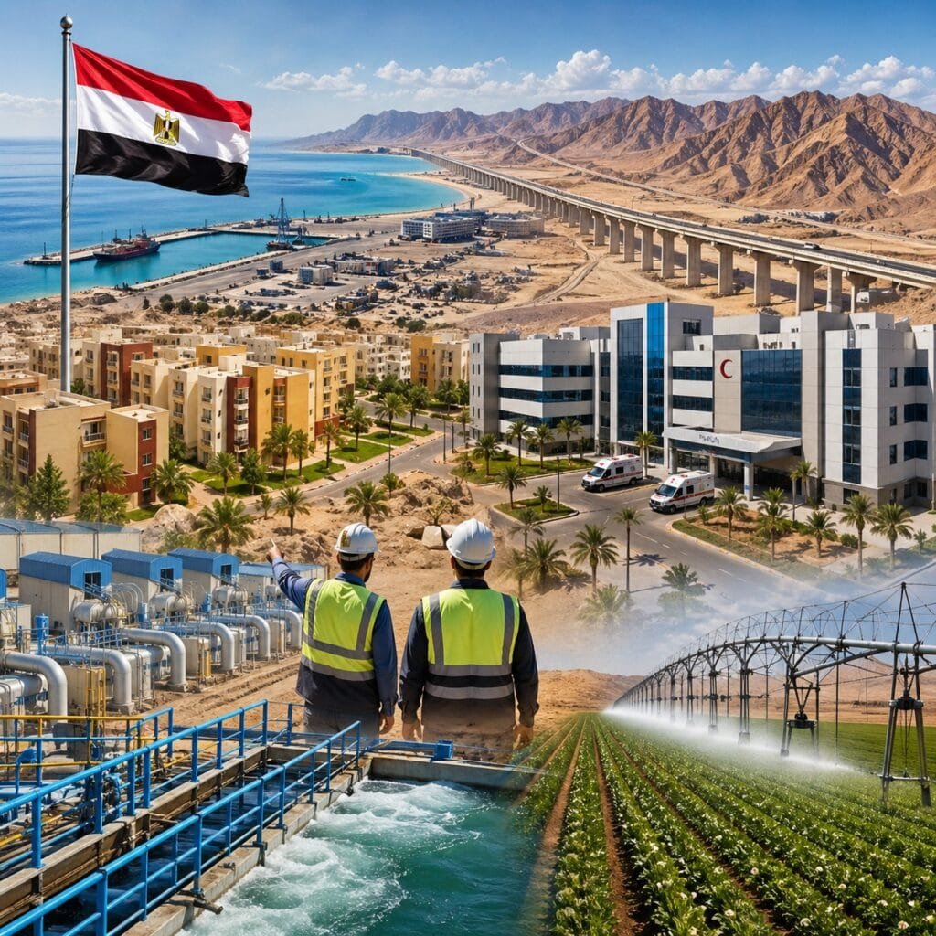 استثمارات حكومية لتنمية شمال وجنوب سيناء خلال عامين بقيمة 35 مليار جنيه