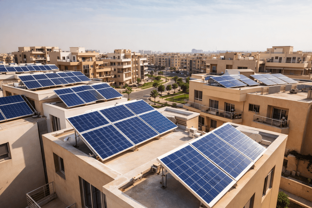 ساويرس يدعو لإنشاء محطات طاقة شمسية في الكمبوندات حلاً لأزمة الطاقة