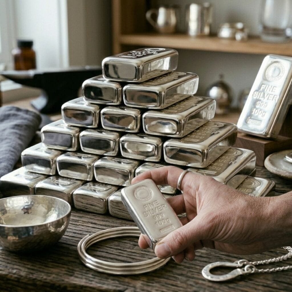 آي صاغة: الفضة في مصر أغلى من السعر العالمي بـ 10 جنيهات فوق القيمة العادلة5 أبريل 2026 - 6:02 مساءً آي صاغة: الفضة في مصر أغلى من السعر العالمي بـ 10 جنيهات فوق القيمة العادلة