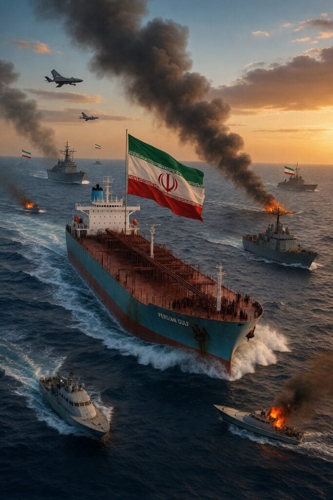 نجاح ناقلة غاز إيرانية في عبور الحصار البحري الأمريكي وسط تهديد حركة الشحن في الخليج